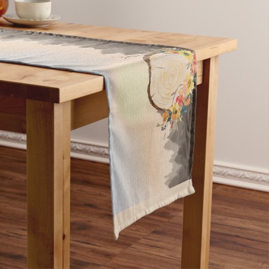 紅葉リースフォレストフォグ ロングテーブルランナー (インサイチュ)