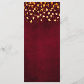 紅葉レッドと金ゴールド結婚ズ メニュー (裏面)