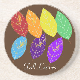 紅葉レッドオレンジグリーン コースター