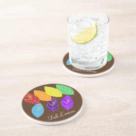 紅葉レッドオレンジグリーン コースター