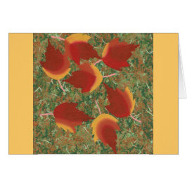 紅葉レッドメープル抽象芸術オングラス