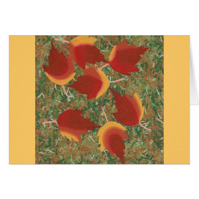 紅葉レッドメープル抽象芸術オングラス (正面横)