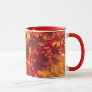 紅葉レッド自然マグ マグカップ