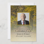 紅葉レーンお祝いライフ葬儀 招待状 (正面)