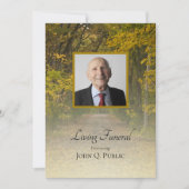 紅葉レーンリビング葬儀パーティー 招待状 (正面)