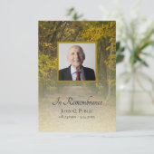 紅葉レーン葬儀メモリアル悔やみや弔慰 サンキューカード (スタンド正面)