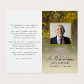 紅葉レーン葬儀メモリアル祈りの言葉 名刺 (外部フラット)