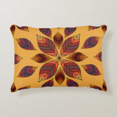 紅葉ロゼット アクセントクッション (正面)