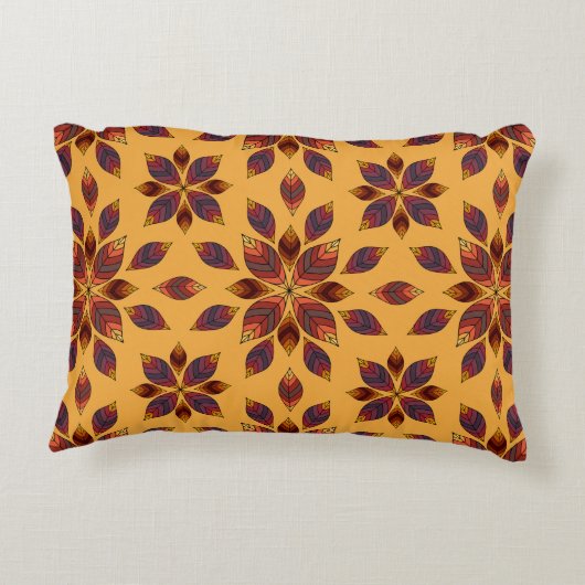 紅葉ロゼット アクセントクッション (裏面)