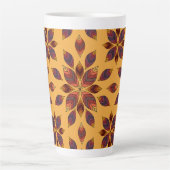 紅葉ロゼット カフェラテマグ (正面)