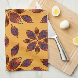 紅葉ロゼット キッチンタオル