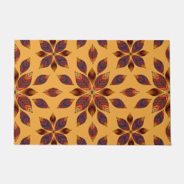 紅葉ロゼット ドアマット