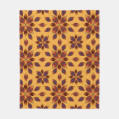 紅葉ロゼット フリースブランケット (正面)