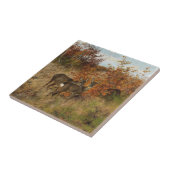 紅葉ヴィンテージ野生動物のローディアー タイル (側面)