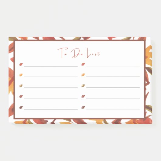 紅葉一覧 ポストイット (正面)