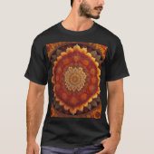 紅葉万華鏡のように千変万化するパターン Tシャツ (正面)