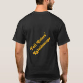 紅葉万華鏡のように千変万化するパターン Tシャツ (裏面)