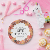 紅葉与え感謝祭紙プレート ペーパープレート (パーティー)