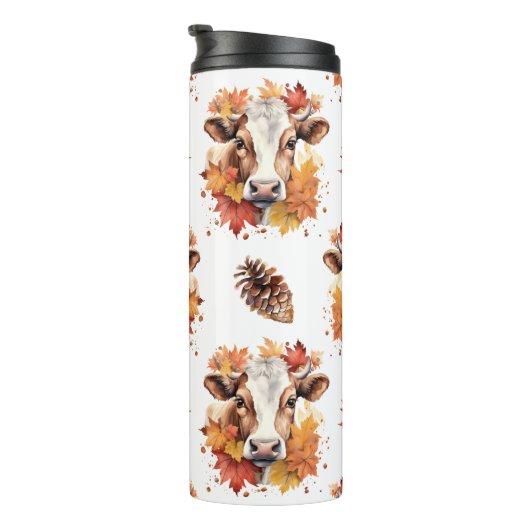 紅葉乳牛 タンブラー (回転右)