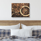 紅葉付き自転車部品 キャンバスプリント (インサイチュ (寝室))