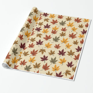 紅葉光沢ラッピング紙 ラッピングペーパー
