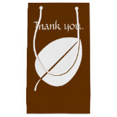 紅葉入りチョコレート抱き枕 スモールペーパーバッグ (正面)