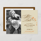 紅葉写真はがきを保存 案内ポストカード (正面/裏面)