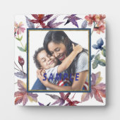 紅葉写真テンプレート フォトプラーク (正面)