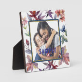 紅葉写真テンプレート フォトプラーク (正面)