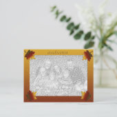 紅葉写真テンプレート ポストカード (スタンド正面)