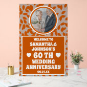 紅葉写真60結婚周年フロステッド アクリルサイン (ウェディング)