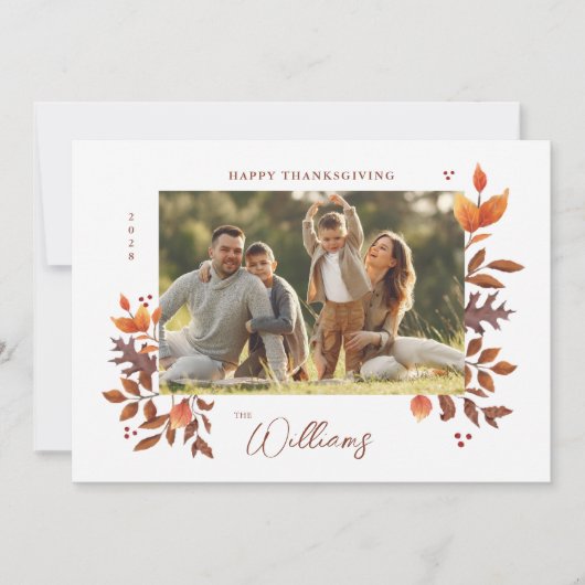 紅葉写真 シーズンカード (正面)