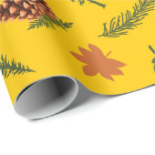 紅葉及び枝継ぎ目無しラッピング紙 ラッピングペーパー (ロールコーナー)