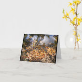 紅葉反射Notecard カード (黄色い花)
