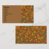 紅葉名刺 名刺 (正面/裏面)