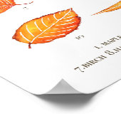 紅葉回収水彩 ポスター (角)