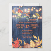 紅葉妖精ライトオンウッドサンクスギビング 招待状 (正面)