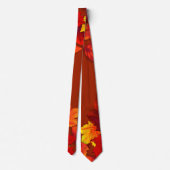 紅葉季節ノベルティ自然時間 ネクタイ (裏面)