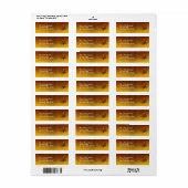 紅葉差出人住所ラベル ラベル (フルシート)