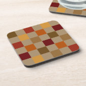 紅葉市松模様に コースター (左側)