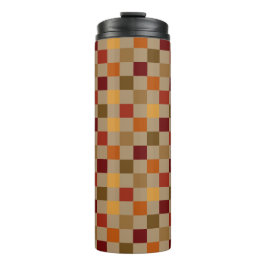 紅葉市松模様に タンブラー