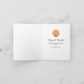 紅葉幸せな感謝祭 シーズンカード (内部)