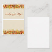 紅葉座席表 プレイスカード (正面/裏面)