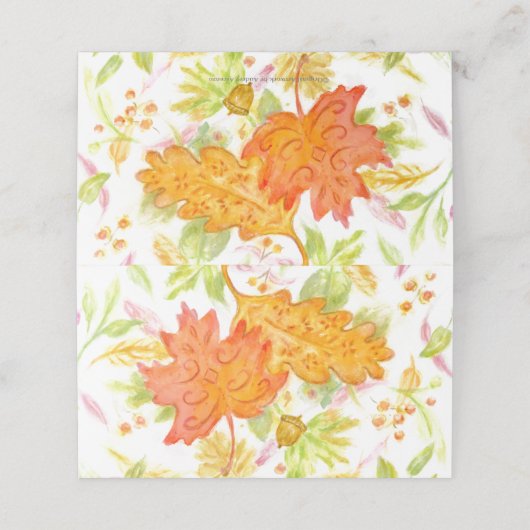 紅葉座席表 プレイスカード (外部開封)