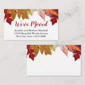 紅葉引っ越し案内 エンクロージャーカード (正面/裏面)