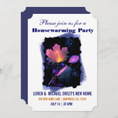 紅葉引っ越し祝いパーティー 招待状 (正面/裏面)