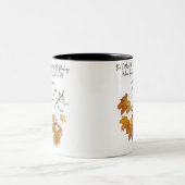 紅葉引用文コーヒーマグ ツートーンマグカップ (中央)