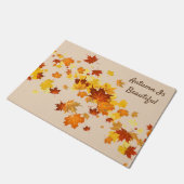 紅葉形式 ドアマット (アングル)