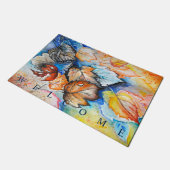 紅葉形式 ドアマット (アングル)