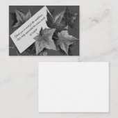 紅葉後のサンキューカード ノートカード (正面/裏面)